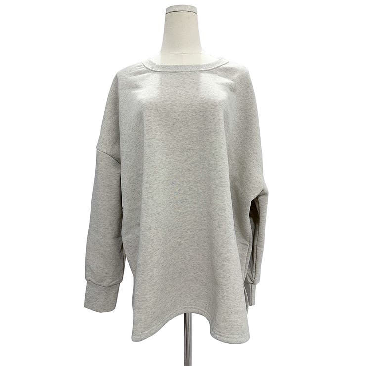 ラウンドネックオーバーサイズプルオーバー レディース 長袖 | Amulet | 詳細画像30 