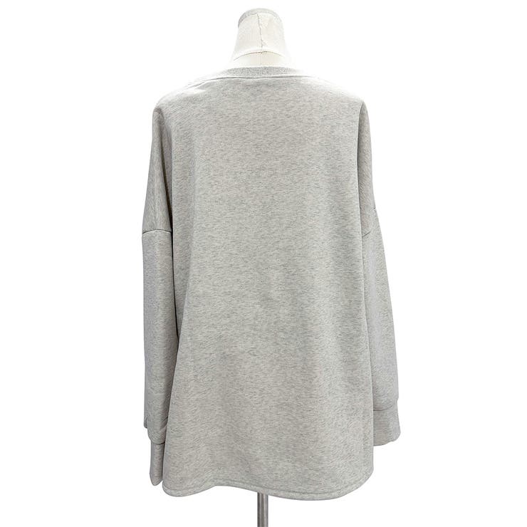 ラウンドネックオーバーサイズプルオーバー レディース 長袖 | Amulet | 詳細画像32 