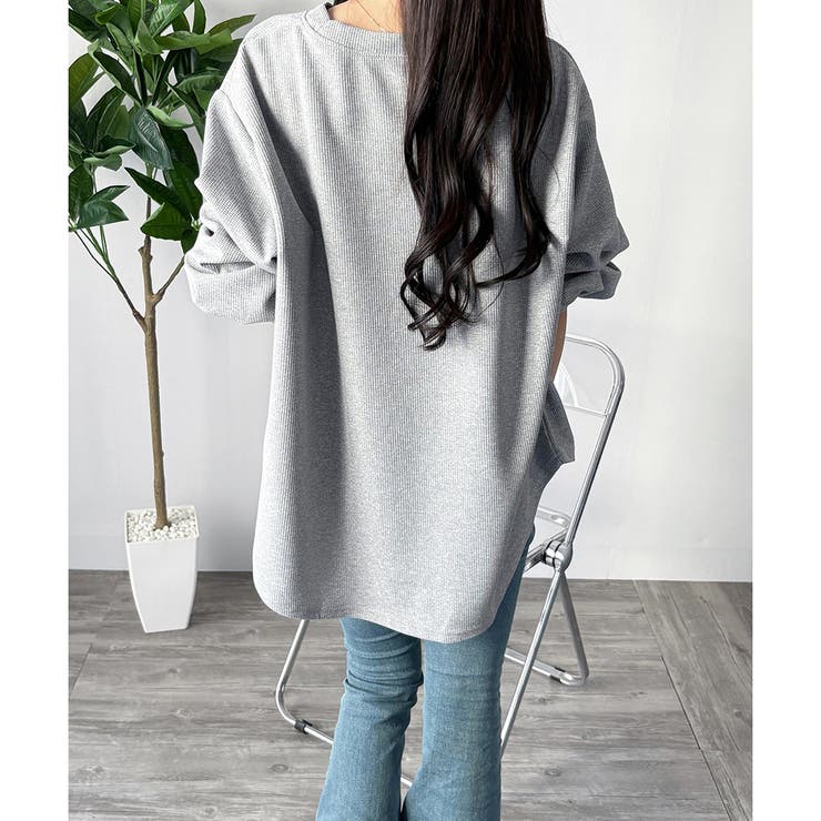 ラウンドネックボリュームスリーブトップス レディース 長袖 | Amulet | 詳細画像28 