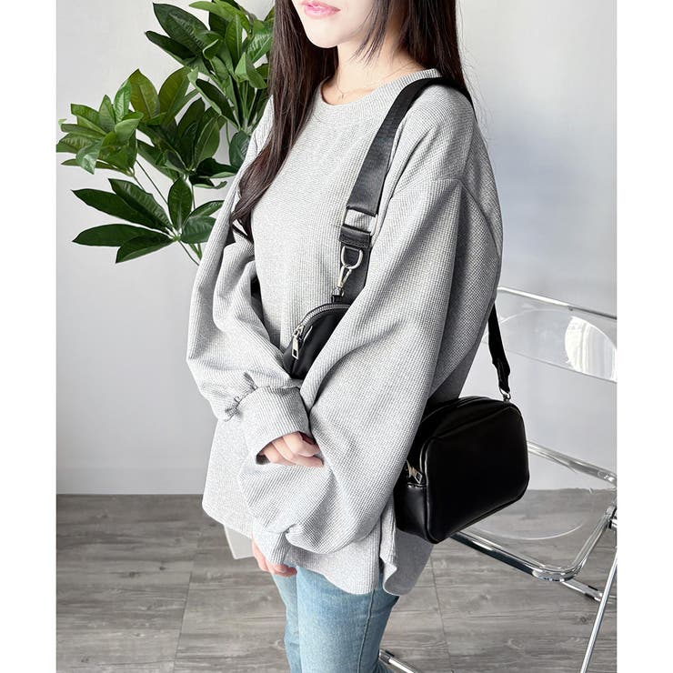 ラウンドネックボリュームスリーブトップス レディース 長袖 | Amulet | 詳細画像29 