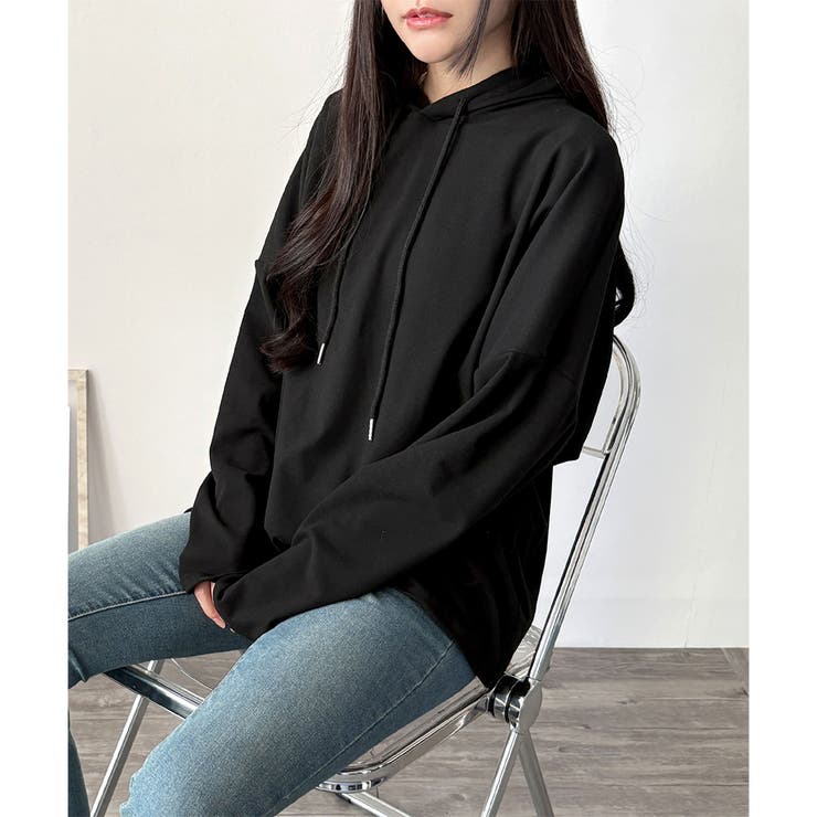 ソフトタッチフード付きパーカー レディース 長袖 | Amulet | 詳細画像15 