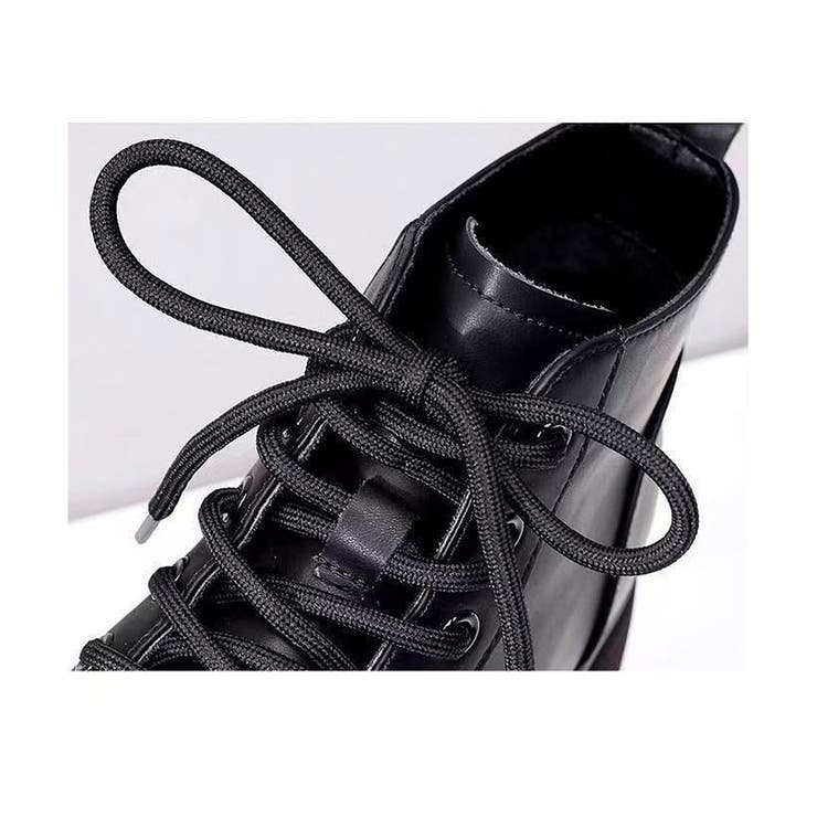 レースアップ厚底ショートブーツ レディース カジュアル | Amulet | 詳細画像24 