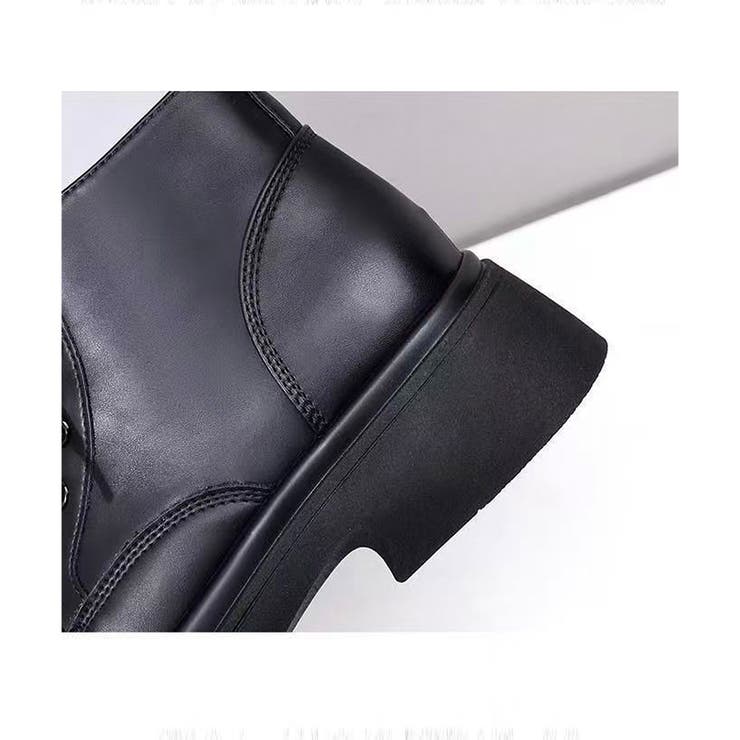 レースアップ厚底ショートブーツ レディース カジュアル | Amulet | 詳細画像25 