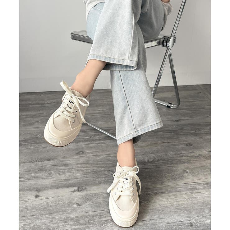 カジュアルシンプルスニーカー レディース 軽量 | Amulet | 詳細画像12 