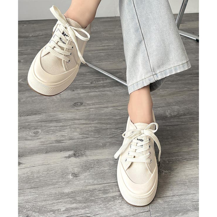 カジュアルシンプルスニーカー レディース 軽量 | Amulet | 詳細画像15 