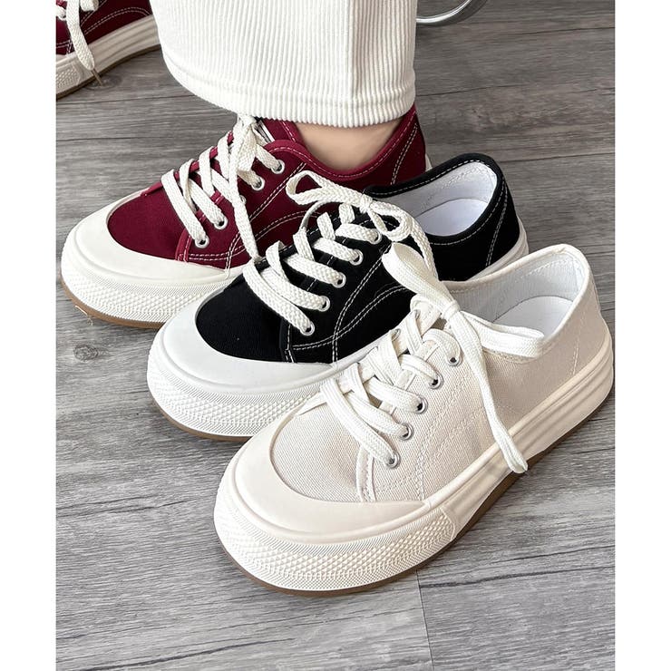 カジュアルシンプルスニーカー レディース 軽量 | Amulet | 詳細画像2 