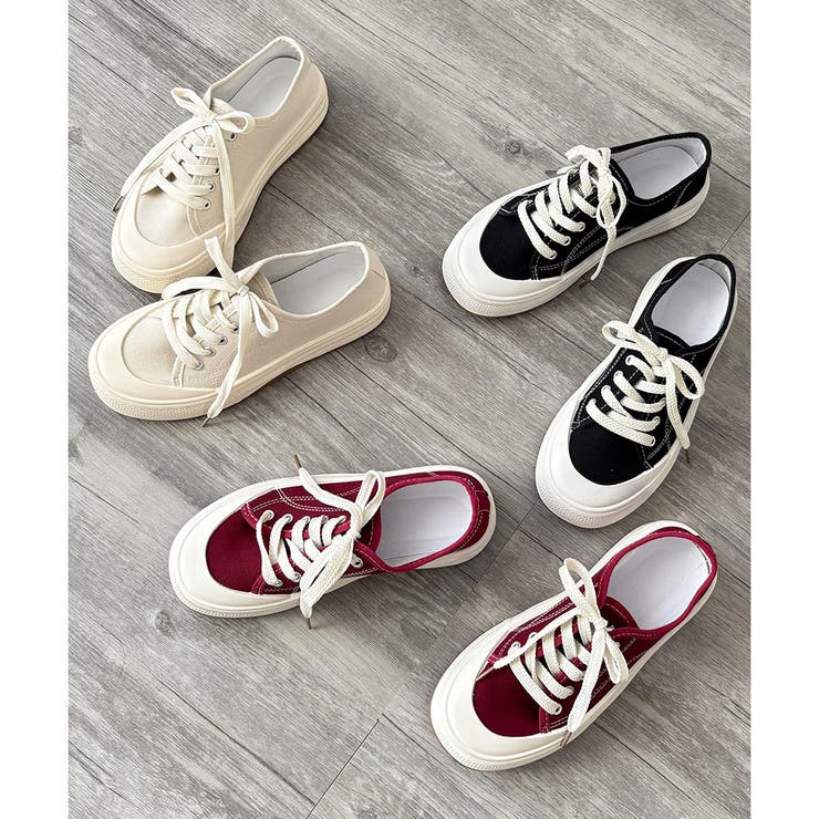 カジュアルシンプルスニーカー レディース 軽量 | Amulet | 詳細画像22 