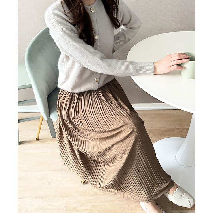 ナチュラルプリーツロングスカート 軽やかプリーツ 美シルエット | Amulet | 詳細画像26 