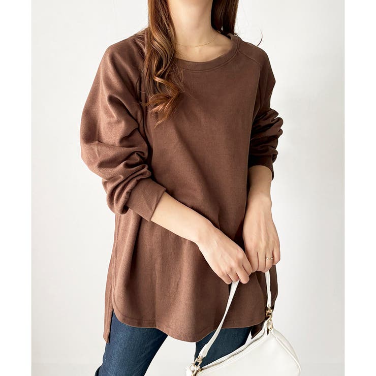 サイドスリットオーバーカットソー トップス 長袖 | Amulet | 詳細画像41 