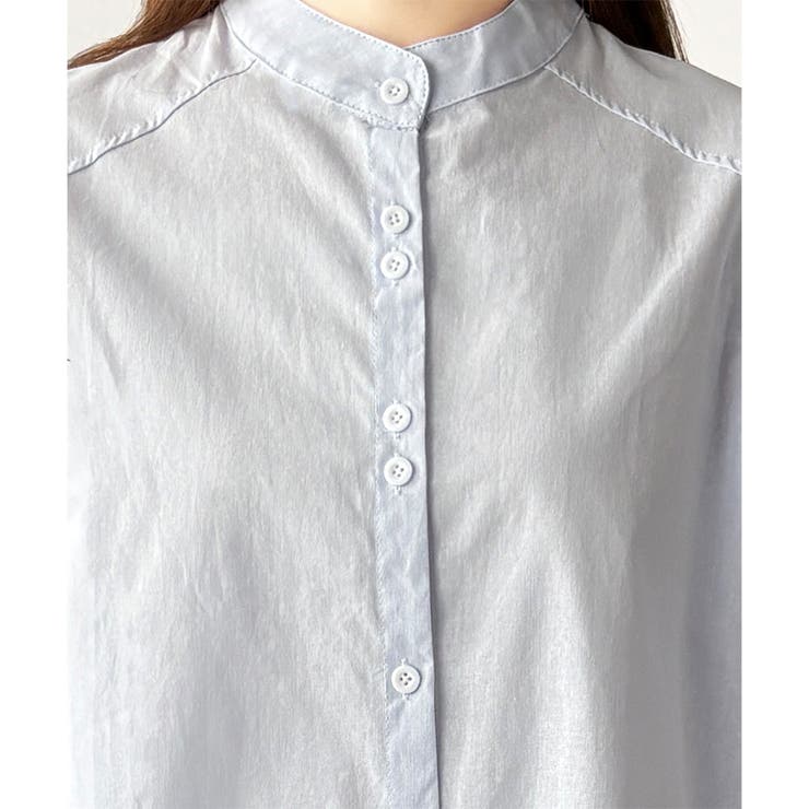 スタンドカラーオーバーシャツ トップス 羽織り | Amulet | 詳細画像31 