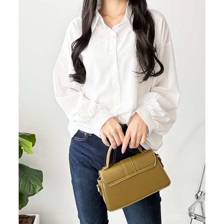 オーバーサイズロングシャツ ロング丈 トップス | Amulet | 詳細画像14 