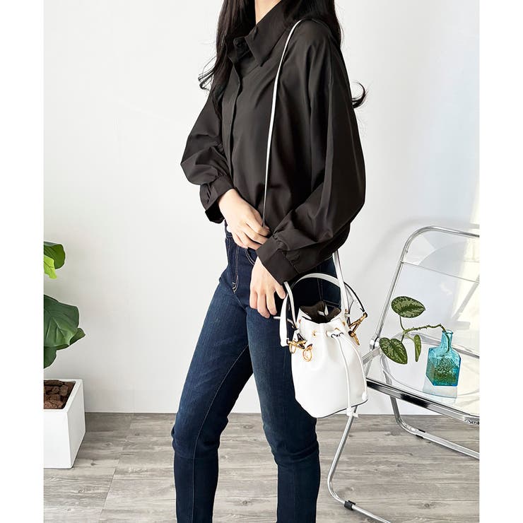 オーバーサイズロングシャツ ロング丈 トップス | Amulet | 詳細画像18 