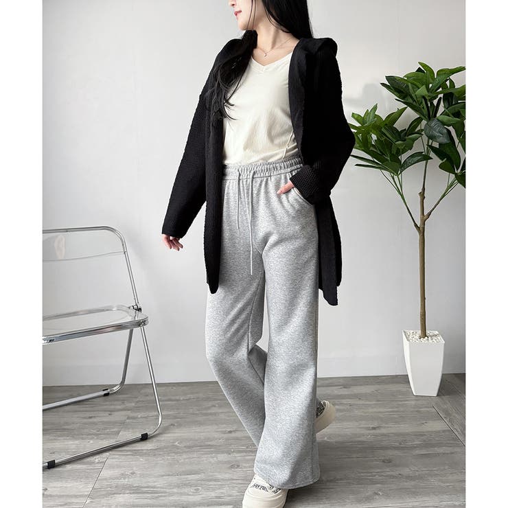 フード付きニットカーディガン ニット 羽織り | Amulet | 詳細画像19 