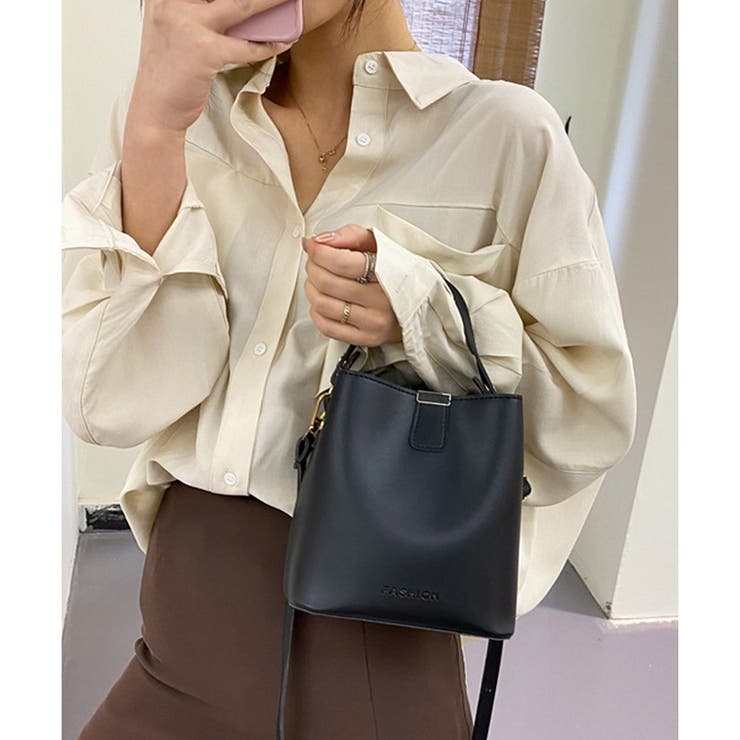 2WAYミニバケツショルダーバッグ ミニバッグ 軽量 | Amulet | 詳細画像14 