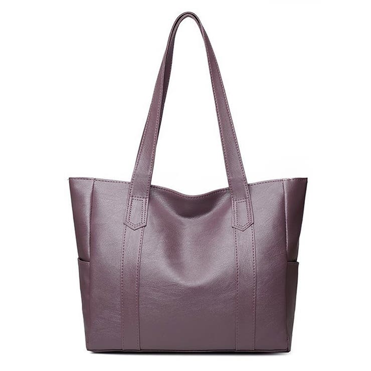 ソフトタッチフェイクレザートートバッグ レディース 肩掛け | Amulet | 詳細画像21 