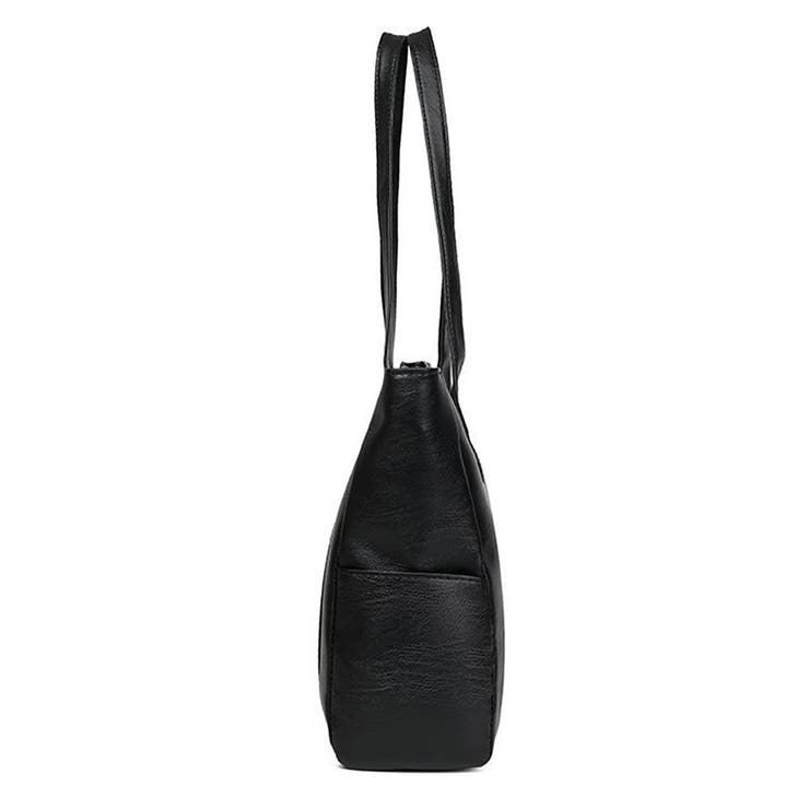 ソフトタッチフェイクレザートートバッグ レディース 肩掛け | Amulet | 詳細画像25 