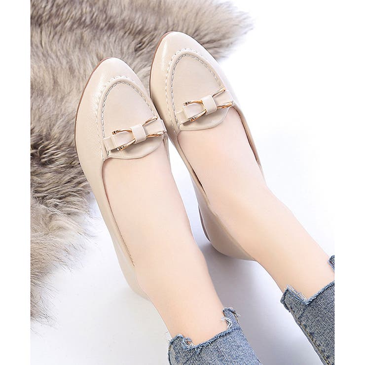 ビットフラットローファー レディース ローヒール | Amulet | 詳細画像10 