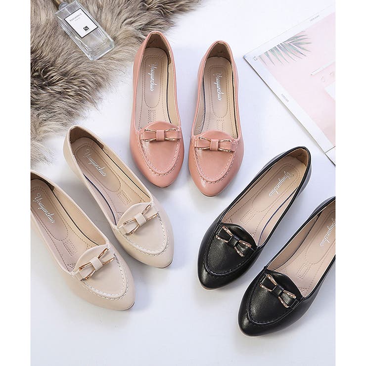 ビットフラットローファー レディース ローヒール | Amulet | 詳細画像18 