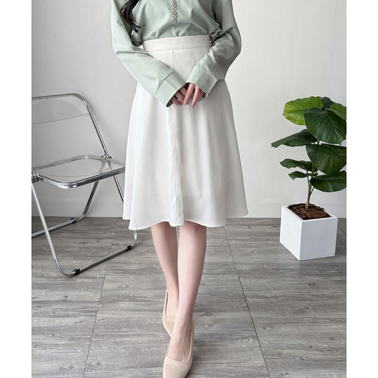 ひざ丈Aラインスカート スカート フレアシルエット | Amulet | 詳細画像11 