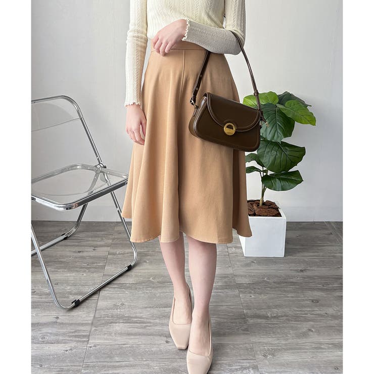 ひざ丈Aラインスカート スカート フレアシルエット | Amulet | 詳細画像23 