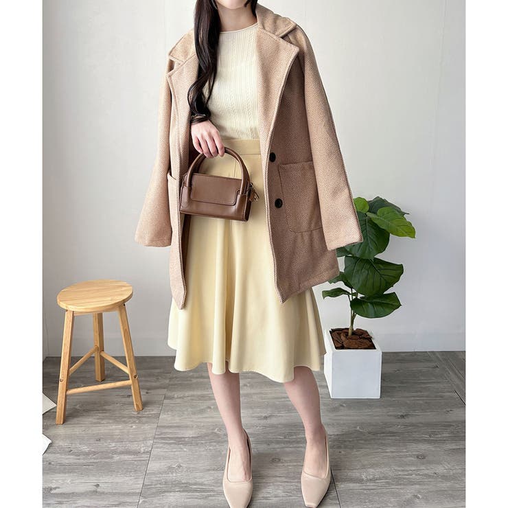 ひざ丈Aラインスカート スカート フレアシルエット | Amulet | 詳細画像28 