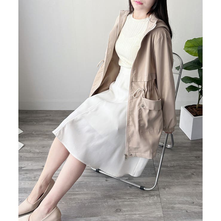 ひざ丈Aラインスカート スカート フレアシルエット | Amulet | 詳細画像32 