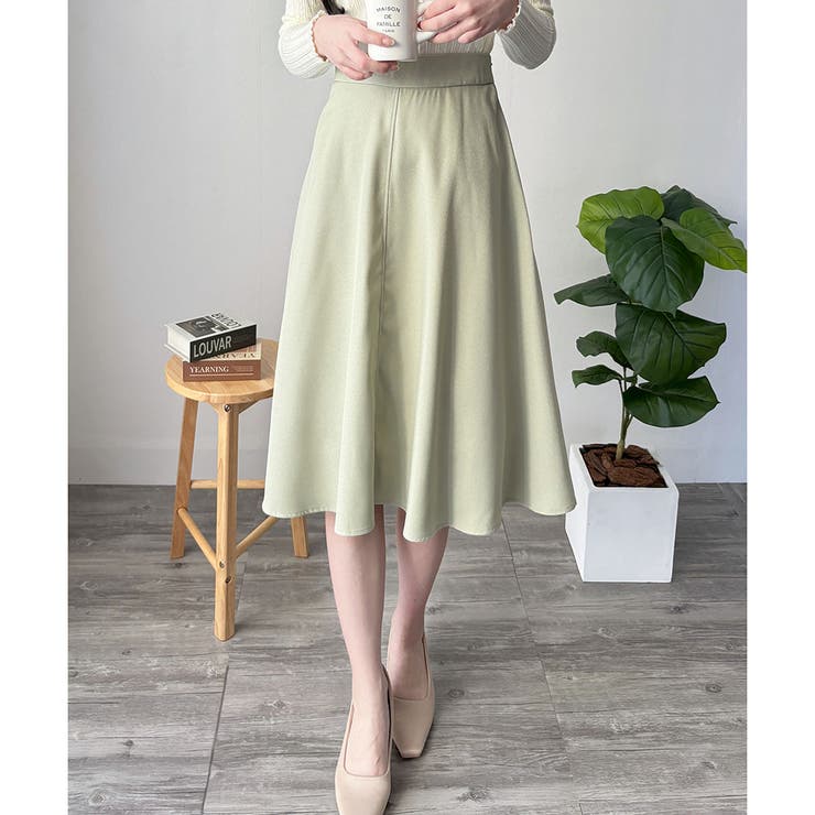 ひざ丈Aラインスカート スカート フレアシルエット | Amulet | 詳細画像34 