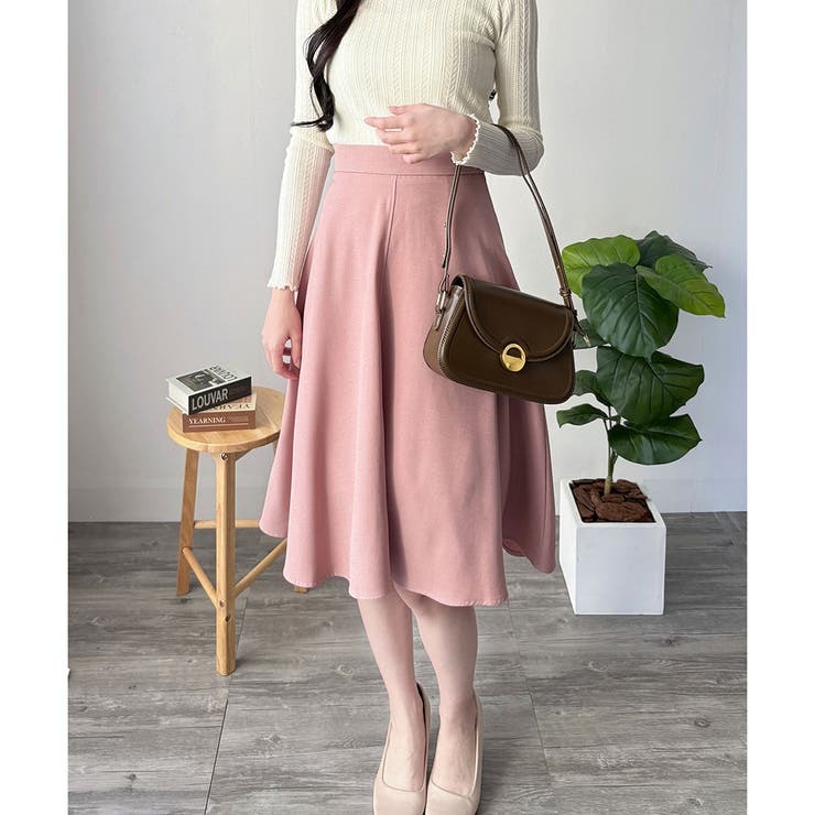 ひざ丈Aラインスカート スカート フレアシルエット | Amulet | 詳細画像37 