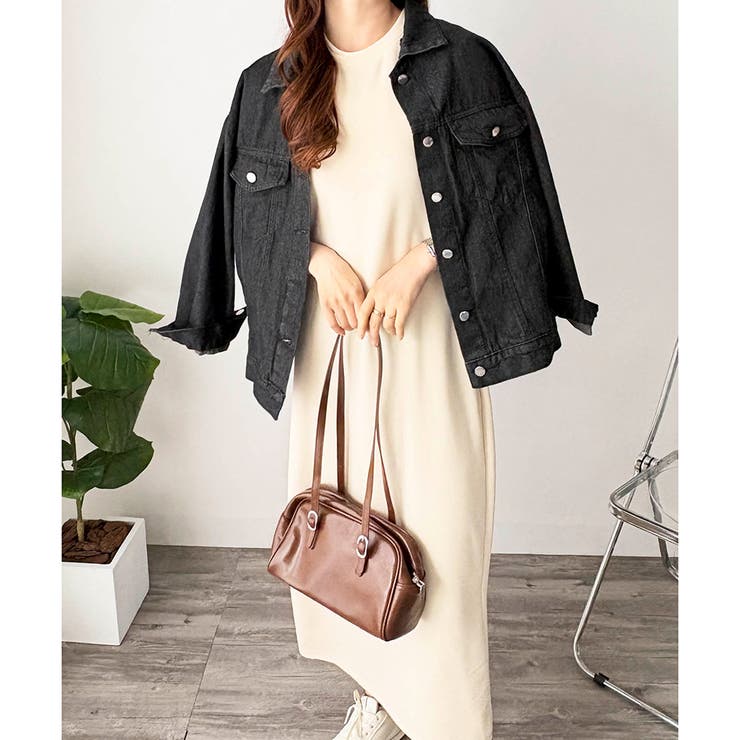 フード付きデニムライクジャケット レディース カジュアル | Amulet | 詳細画像24 