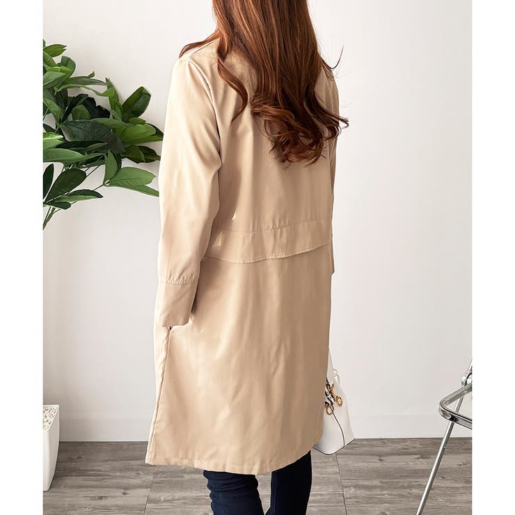 ロング丈ライトシャツアウター レディース カジュアル | Amulet | 詳細画像11 