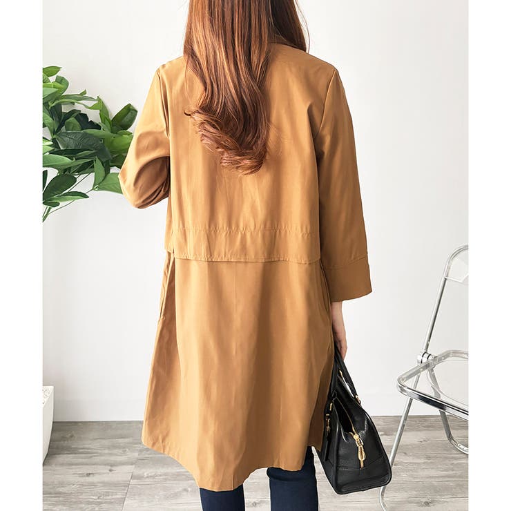 ロング丈ライトシャツアウター レディース カジュアル | Amulet | 詳細画像22 