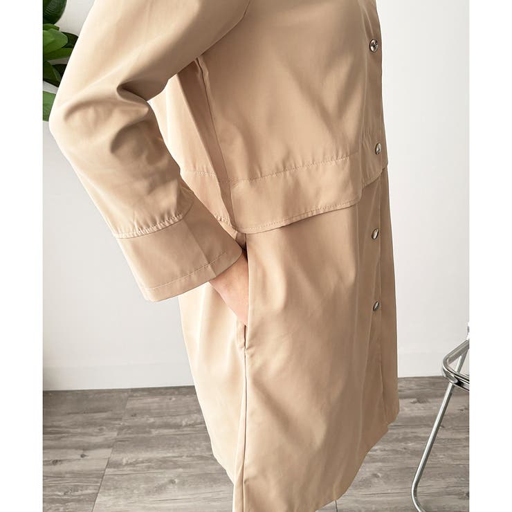 ロング丈ライトシャツアウター レディース カジュアル | Amulet | 詳細画像30 