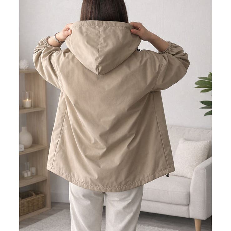 フード付きマウンテンパーカー レディース カジュアル | Amulet | 詳細画像12 