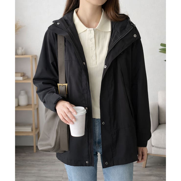 フード付きマウンテンパーカー レディース カジュアル | Amulet | 詳細画像14 