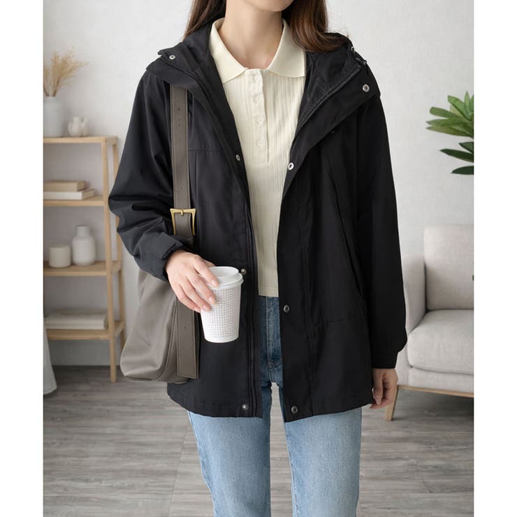 フード付きマウンテンパーカー レディース カジュアル | Amulet | 詳細画像15 