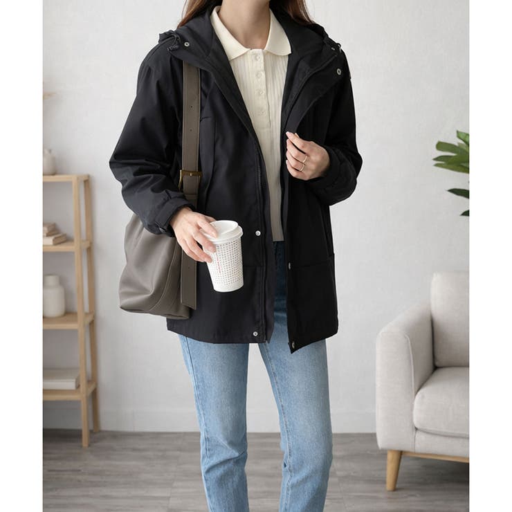 フード付きマウンテンパーカー レディース カジュアル | Amulet | 詳細画像2 