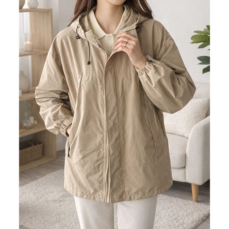 フード付きマウンテンパーカー レディース カジュアル | Amulet | 詳細画像6 