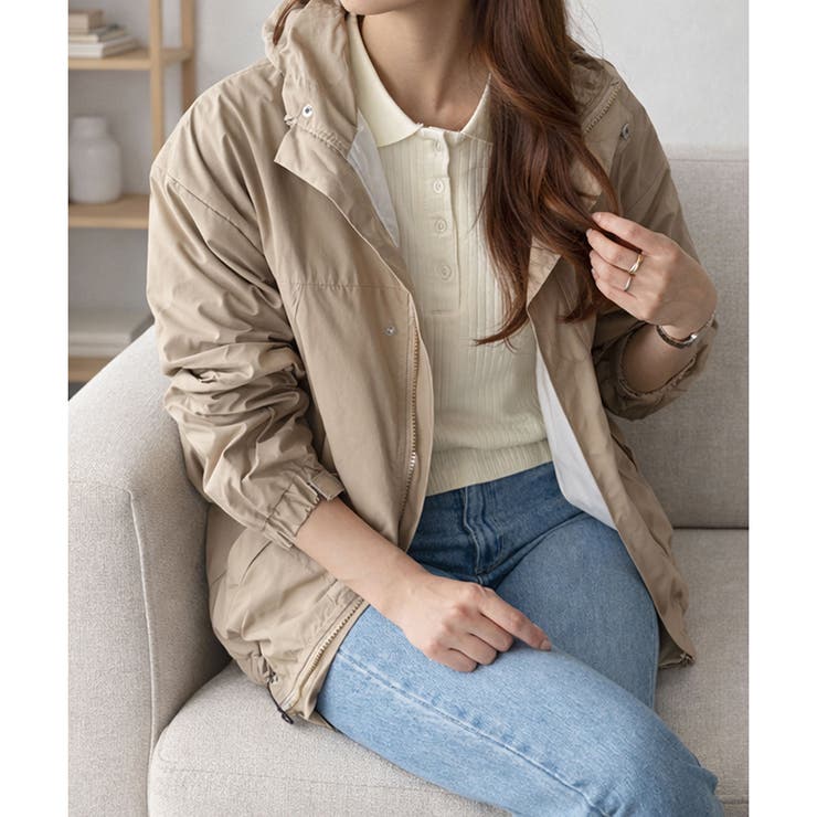 フード付きマウンテンパーカー レディース カジュアル | Amulet | 詳細画像9 