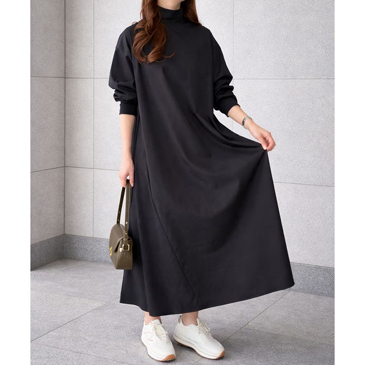 ハイネックロングワンピース レディース カジュアル | Amulet | 詳細画像15 