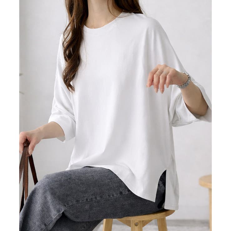ワイドシルエットTシャツ 半袖 オーバーサイズ | Amulet | 詳細画像4 