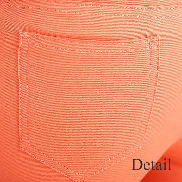 スキニーパンツ ロングパンツ美脚ストレートカラースキニーパンツ レディース | Amulet | 詳細画像15 