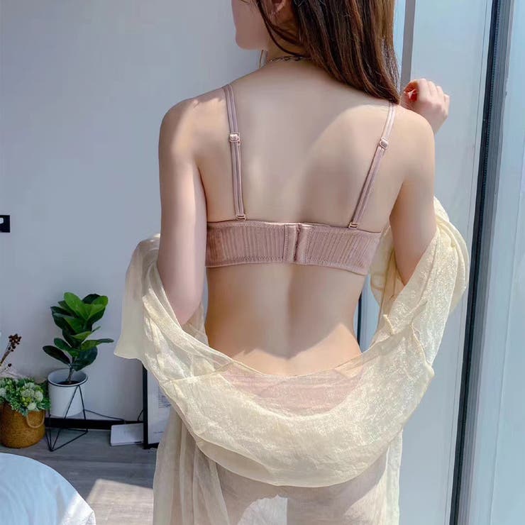 フロントツイストブラジャー＆ショーツセット ノンワイヤー ホールド ナチュラル | Amulet | 詳細画像12 