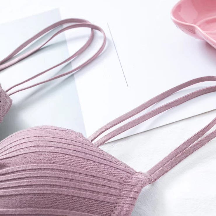 フロントツイストブラジャー＆ショーツセット ノンワイヤー ホールド ナチュラル | Amulet | 詳細画像15 