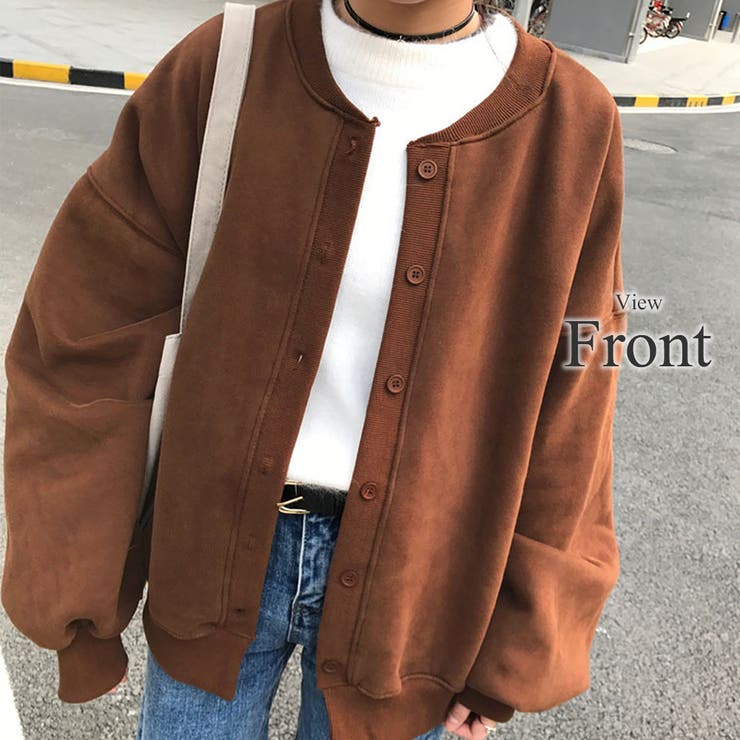 オフショルダーアウター カジュアル シンプル レディース 秋 冬 | Amulet | 詳細画像8 