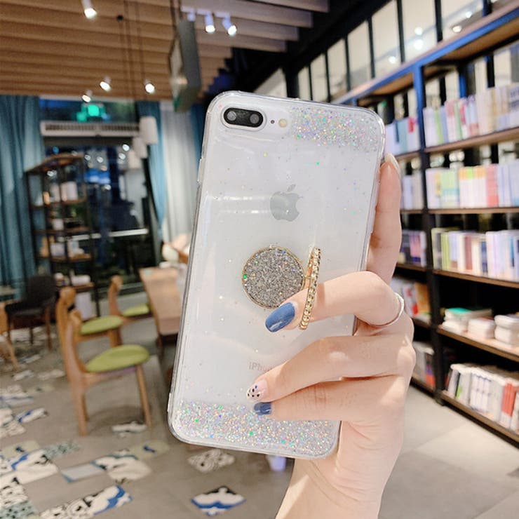 スマホケース キラキラ ラメ バンカーリング付き クリアiphoneケース 品番 Orpw Marcydorn マーシードルン のファッション通販 Shoplist ショップリスト