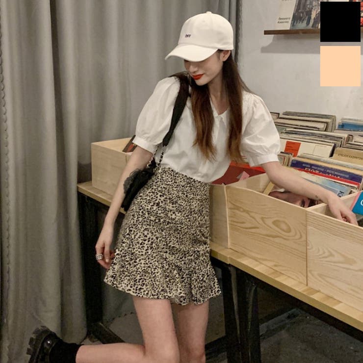 レオパードミニスカート(S IVORY): BOTTOM
