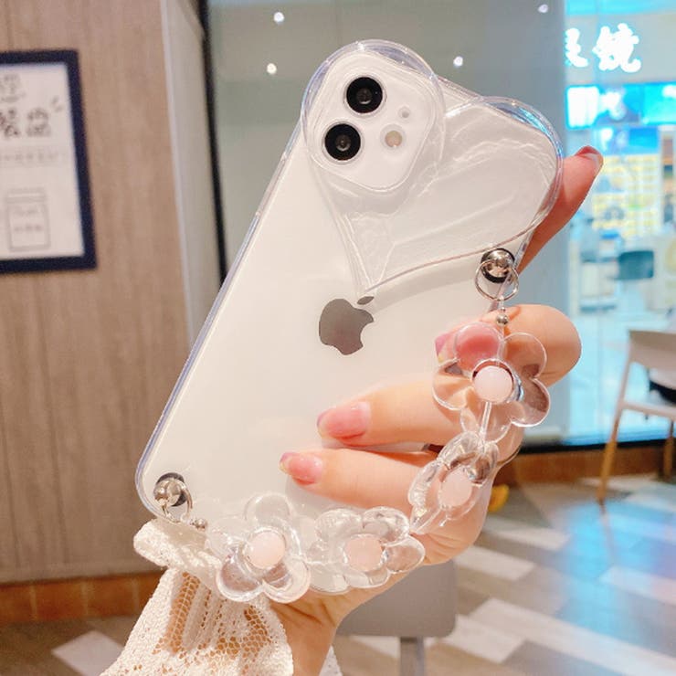 スマホケース ビックハートクリアフラワーチェーンiphoneケース 品番 Orpw Marcydorn マーシードルン のファッション通販 Shoplist ショップリスト