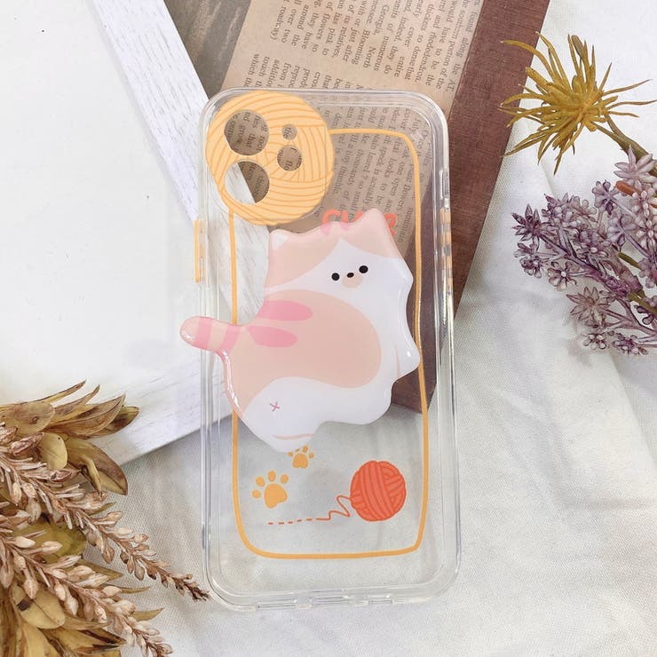 スマホケース もち猫バンカーリング iPhoneケース | marcydorn | 詳細画像10 