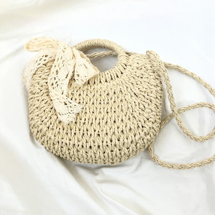 ★関税込★ROLAROLA★RIBBON SUMMER BAG★かごバッグ★ かごバッグ 夏 おしゃれ ショルダーバッグ レディース 肩掛け