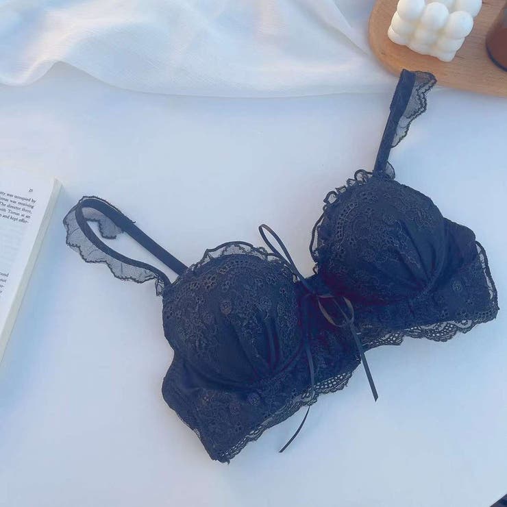 下着 フリルレースリボンブラ＆ショーツセット | marcydorn | 詳細画像8 